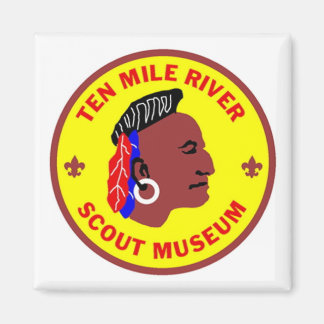 Ten Mile River Scout Museum Square Magnet