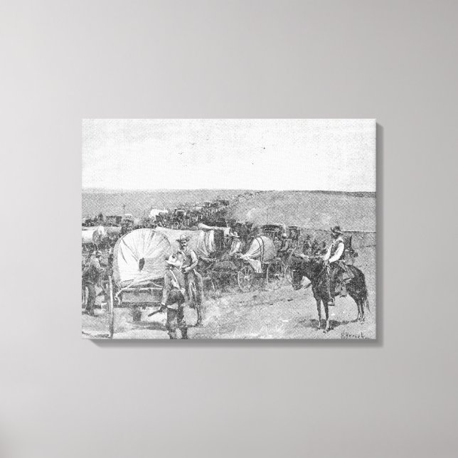 Ten Minutes Before the Great Rush Canvas Print (Front)