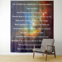 Ten Native American Indian Commandments
