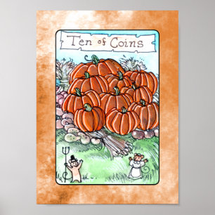Ten of Coins Poster