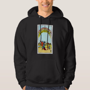 Ten Of Cups Vintage Tarot Card  Original Rider Wai Hoodie