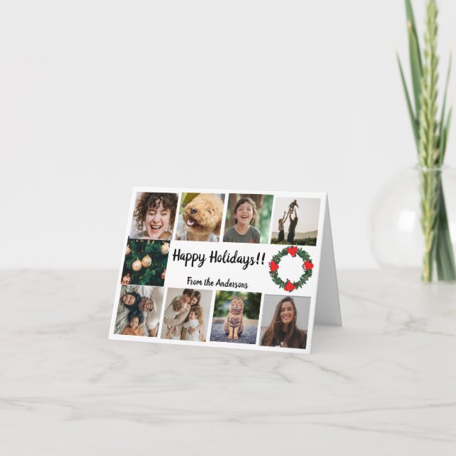 Ten Photo Template Simple Christmas (Front)