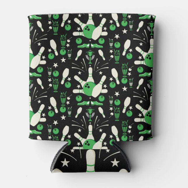 Ten Pin Bowling Home Decor Can Cooler (Front)