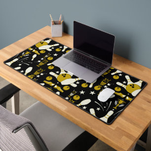 Ten Pin Bowling Home Decor Desk Mat