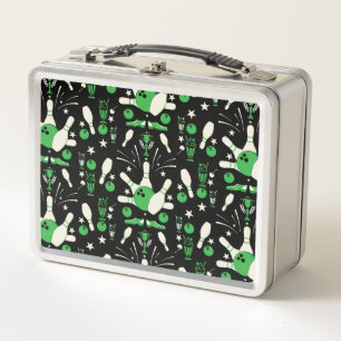 Ten Pin Bowling Home Decor Metal Lunch Box
