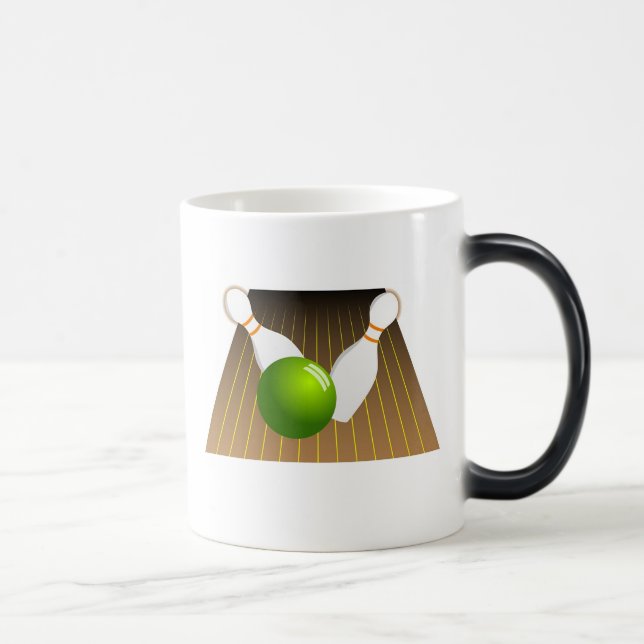 Ten Pin Bowling Magic Mug (Right)