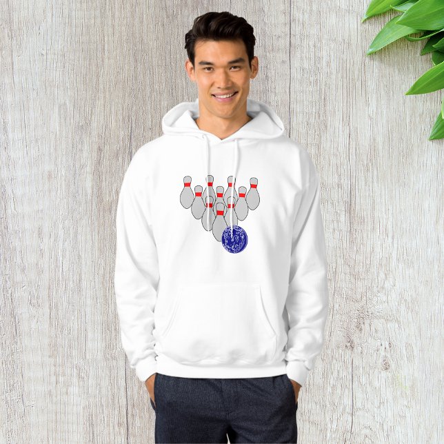 Ten Pin Bowling Mens Hoodie (Creator Uploaded)