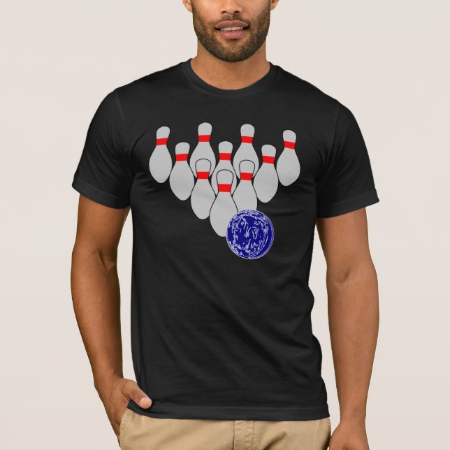 Ten Pin Bowling Mens T-Shirt (Front)