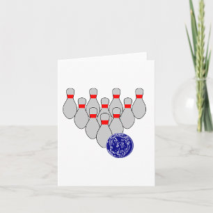 Ten Pin Bowling Note Cards
