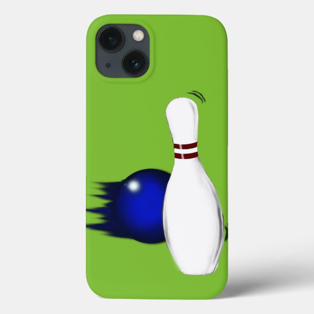 Ten Pin Bowling Pin and Ball Sport Design Case-Mate iPhone Case (Back)