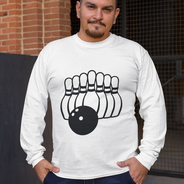 Ten Pin Bowling Team Logo T-Shirt (Creator Uploaded)