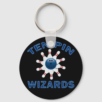 TEN PIN WIZARDS - BOWLING TEAM NAME KEY RING