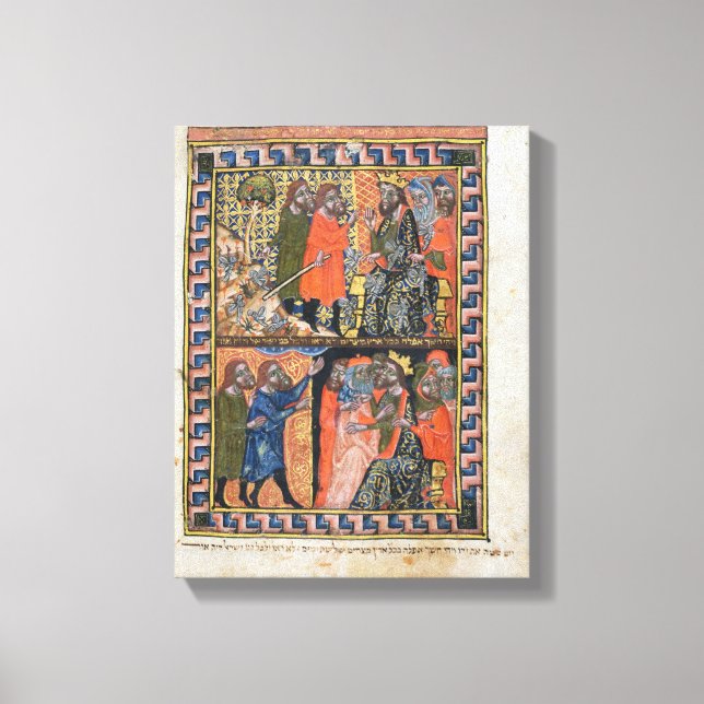 Ten Plagues of Egypt TtoB; the Plague of Canvas Print (Front)