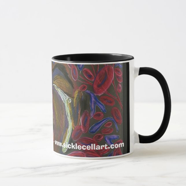 Ten Redefined - Sickle Cell Art Mug (Right)
