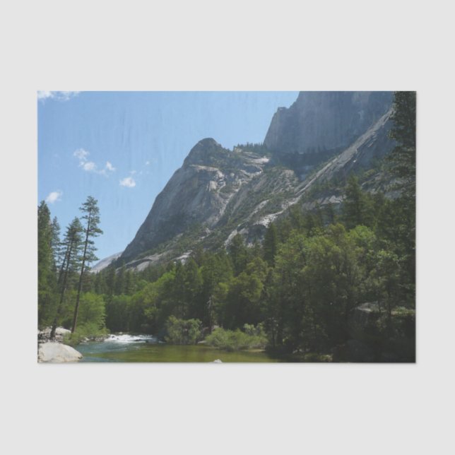 Tenaya Creek in Yosemite National Park Tissue Paper (Front)
