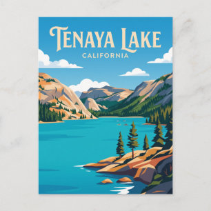 Tenaya Lake USA Postcard