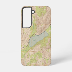 Tenaya Lake, Yosemite Topographic Map Samsung Galaxy Case