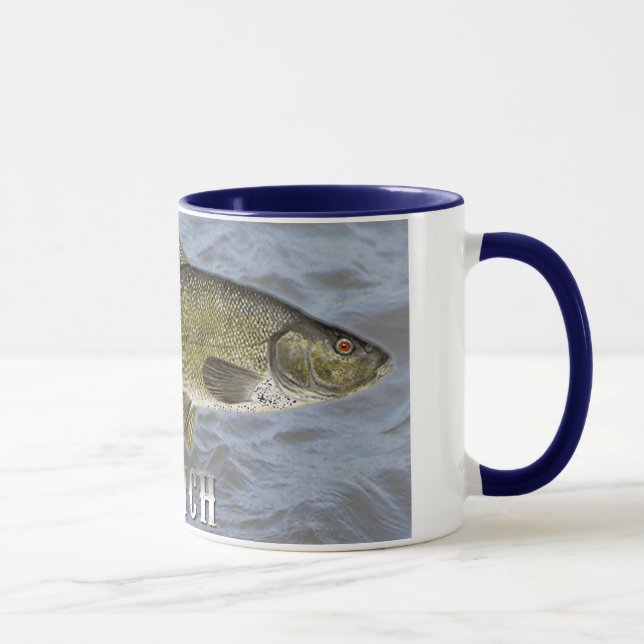 Tench Freshwater Fish, With Water Background Image Mug (Right)