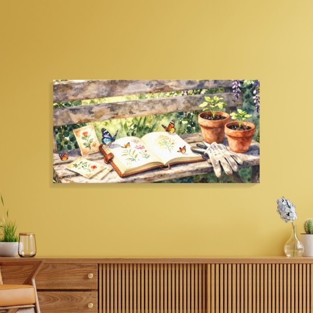 Tended with Care Canvas Print (Insitu(LivingRoom))