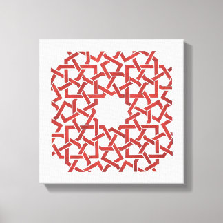 Tender canvas Moroccan mosaic red MAMLUK Print
