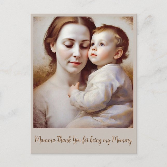 " TENDER EMBRACE " POSTCARD (Front)