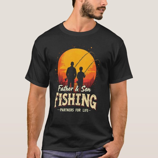Tender Father Son Fishing Unity Fest T-Shirt (Front)
