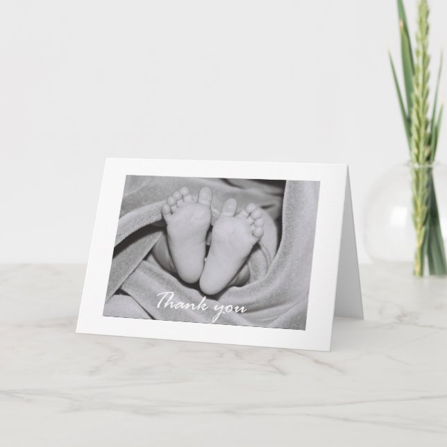Tender Feet - thank you Card (Front)