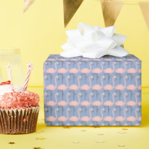 Tender Flamingo Pattern Wrapping Paper