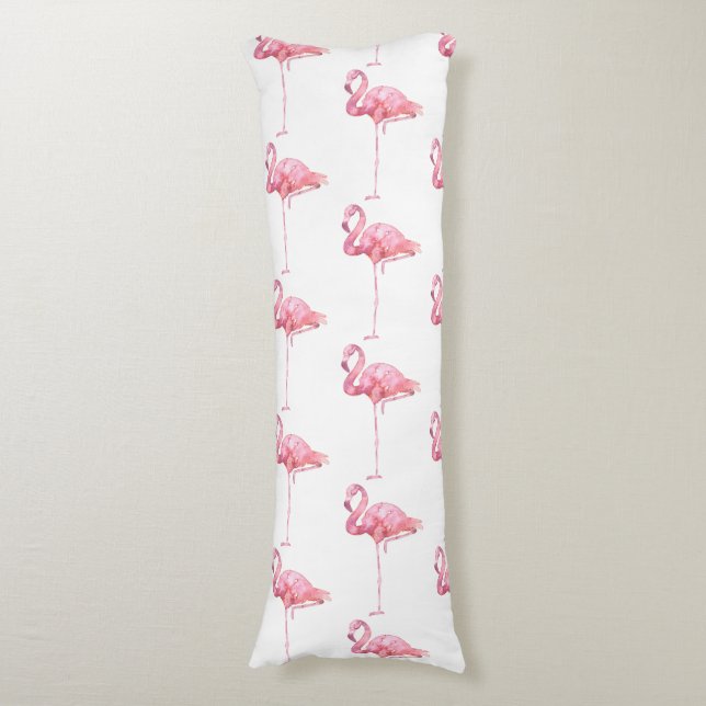 Tender Flamingo Series Design 1 Body Cushion (Front Vertical)