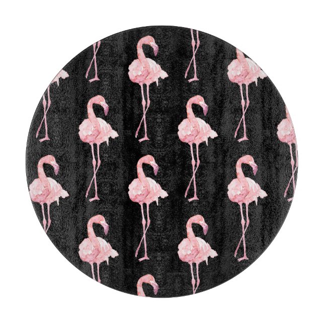 Tender Flamingo Series Design 2  Cutting Board (Front)