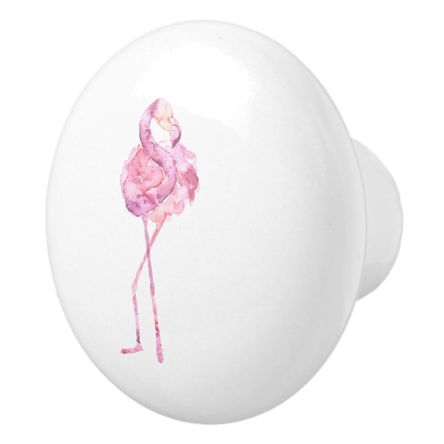 Tender Flamingo Series Design 3 Ceramic Knob (Right)