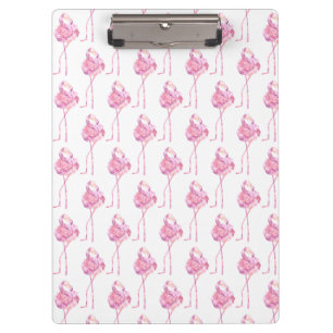 Tender Flamingo Series Design 3 Clipboard