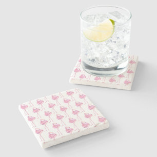 Tender Flamingo Series Design 3 Stone Coaster