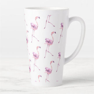 Tender Flamingo Series Design 5 Latte Mug
