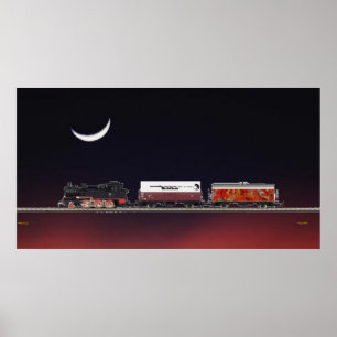 Tender Locomotive Poster