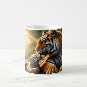 Tender Moment in Nature Painting Coffee Mug