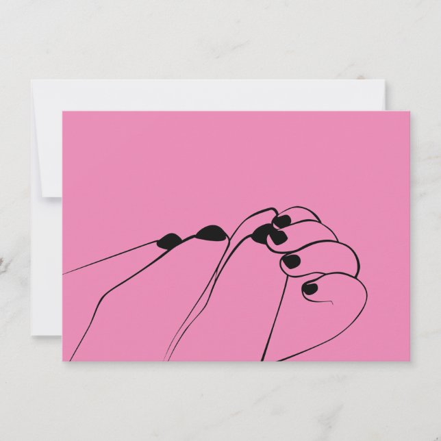 Tender Monochrome Mum Baby Hands (Front)