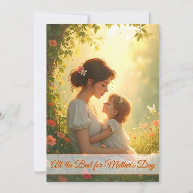 Tender Motherly Love in Blooming Light (Front)