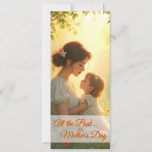 Tender Motherly Love in Blooming Light