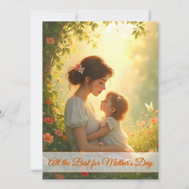 Tender Motherly Love in Blooming Light (Front)