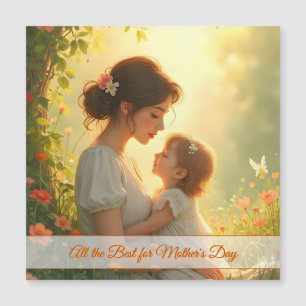 Tender Motherly Love in Blooming Light