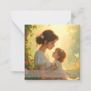 Tender Motherly Love in Blooming Light Card