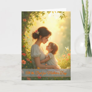 Tender Motherly Love in Blooming Light Card