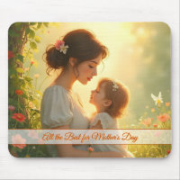 Tender Motherly Love in Blooming Light