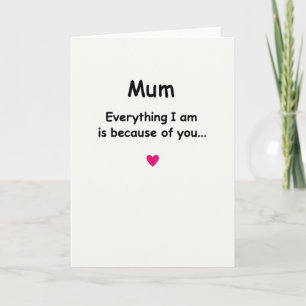 Tender Mum Gratitude Art Card