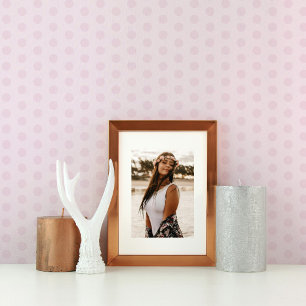 Tender Pastel Pink Purple Polkadot Wallpaper