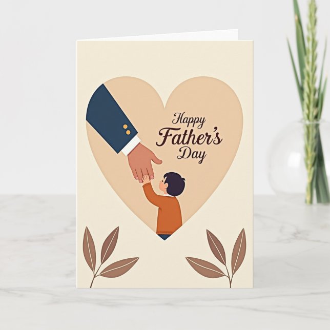 Tender Touch Fathers Day Card (Front)