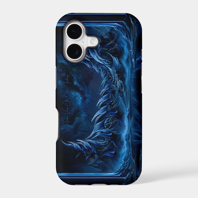 "Tender Vision Of Blue Feeling", iPhone 17 Case (Back)