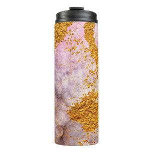 Tenderness in pastel colours. Unique creativity. I Thermal Tumbler