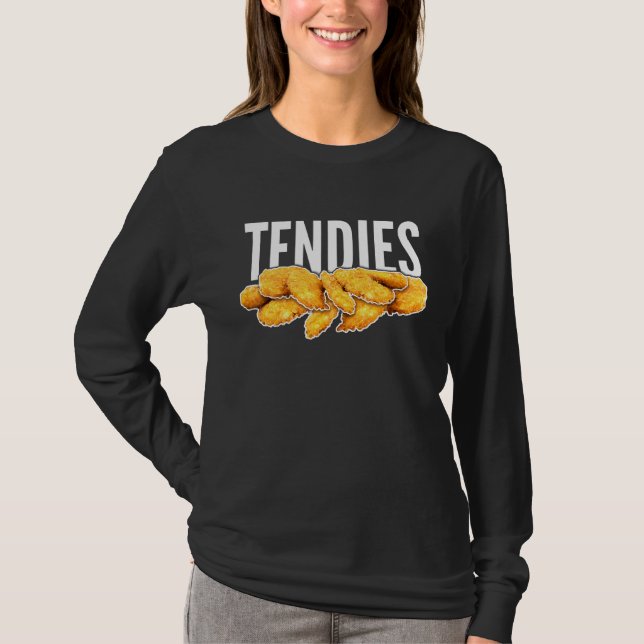 Tendies Chicken Tenders Tee Wallstreetbets Meme (Front)